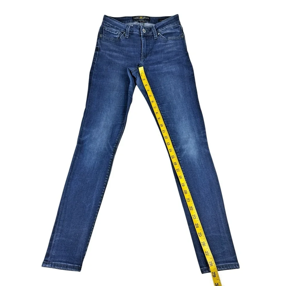 Lucy Brand Sasha Super Skinny Jeans - Dark Wash, Mid-Rise Stretch Denim, 2/26 - Picture 8 of 16